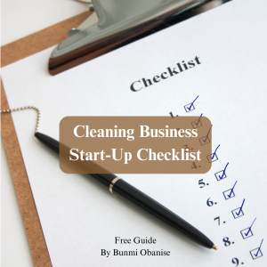 Cleaning Business Start-Up Checklist